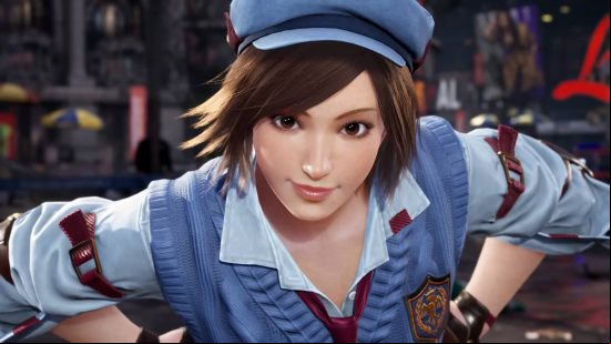 Asuka is leaning in to discuss with you why she should be top of the Tekken 8 tier list.