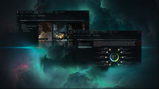 Eve Online Havoc - Screenshot of pirate activities.