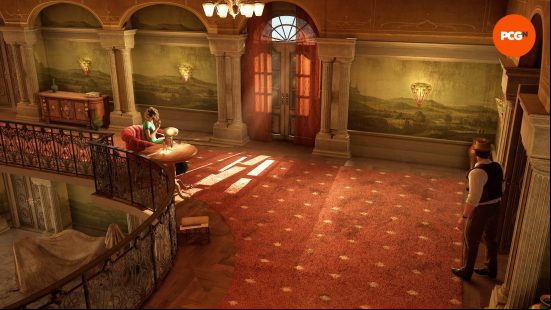 Alone in the Dark review: the game's setting, Derceto Manor.