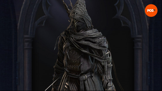 Elden Ring Nightreign skins: Ironeye draped in black clothes