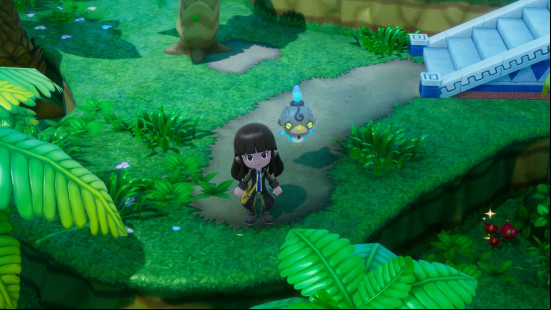 A girl on a path in Fantasy Life.