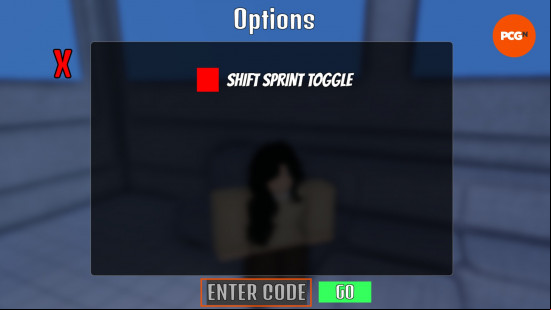 The in-game options menu where you can redeem Fire Force Reignition codes.
