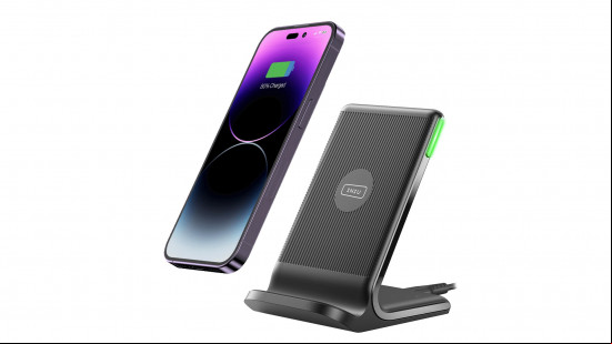 Iniu Qi upright wireless phone charger
