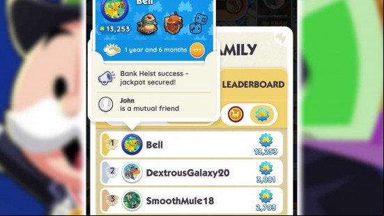 The bell purchase page in Monopoly go.